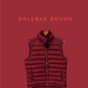 Orlebar Brown Down Puffer Vest - Red